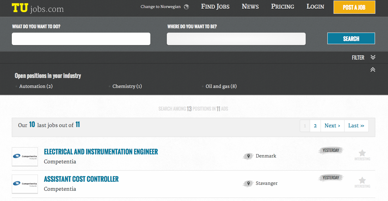 TUjobs.com covers latest energy and technology news from Norway