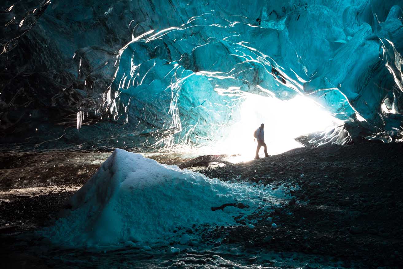 Discover an Ice Cave on Iceland’s South Coast on a 2 day trek