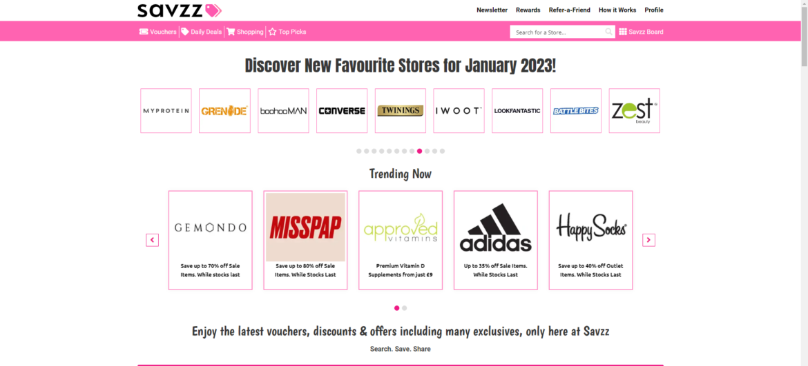 Unlock the UK Best Deals and Discounts with savzz.co.uk: The New Shopping and Voucher Codes website