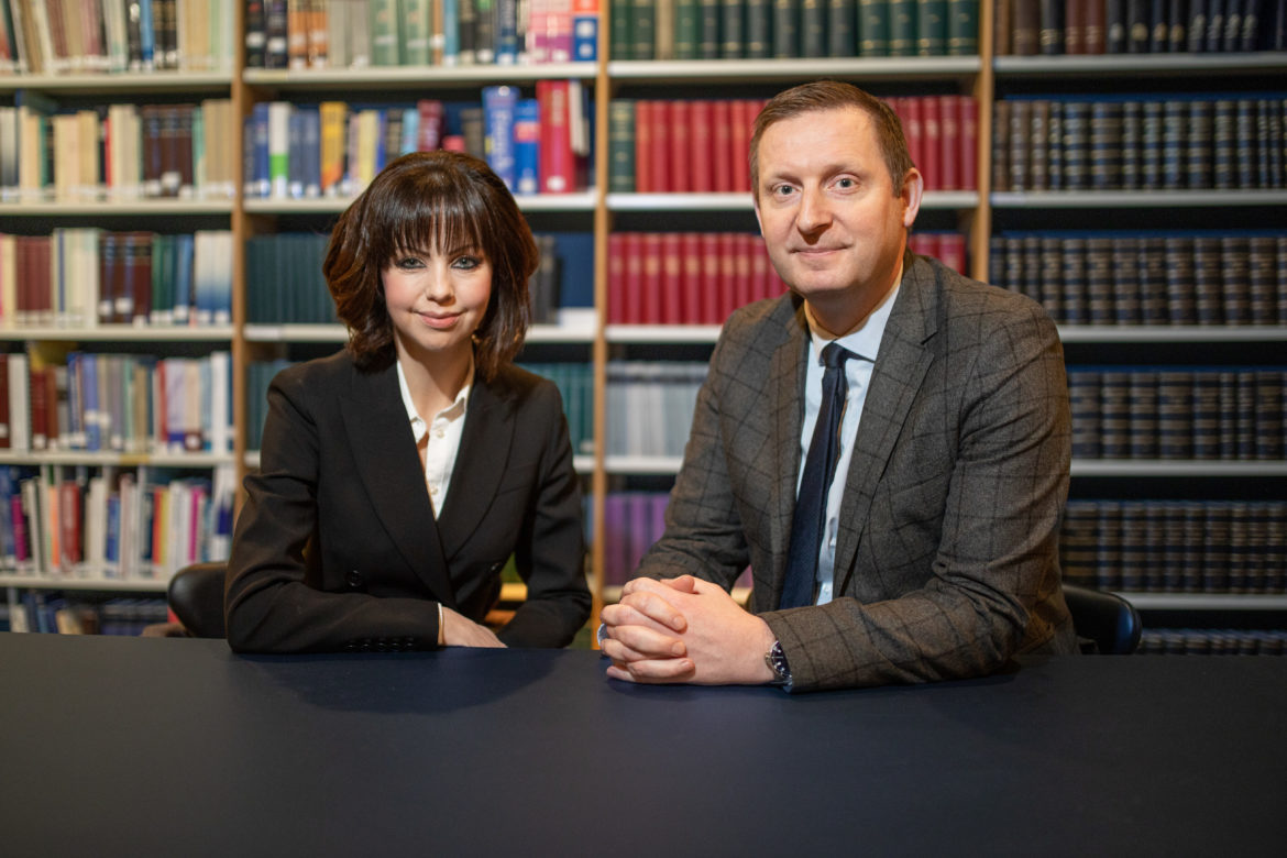 Margrét Anna Einasdóttir, Founder/CEO Justikal, and Benedikt Egill Árnason, Attorney at Law, Managing Partner Reykjavík LOGOS.