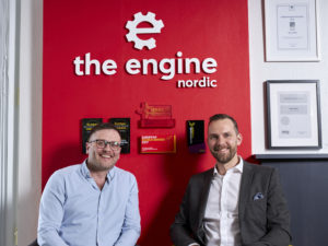 Hreggvidur Magnusson and Haukur Jarl Kristjansson at The Engine Nordic
