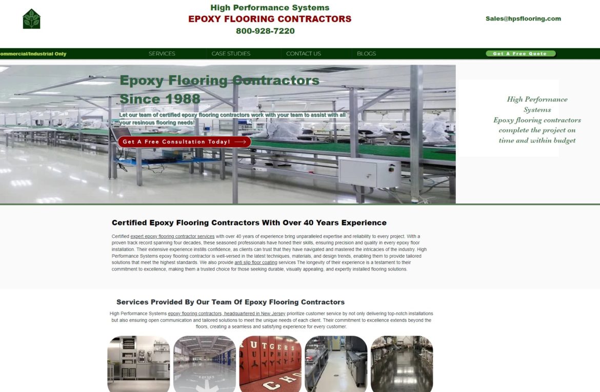 Epoxy Flooring Contractors Since 1988