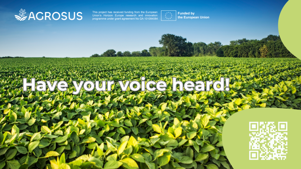 AGROSUS launch a survey for farmers across the 11 biogeographical regions to select the best agroecological strategies