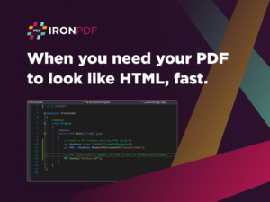 CSHTML to PDF Conversion